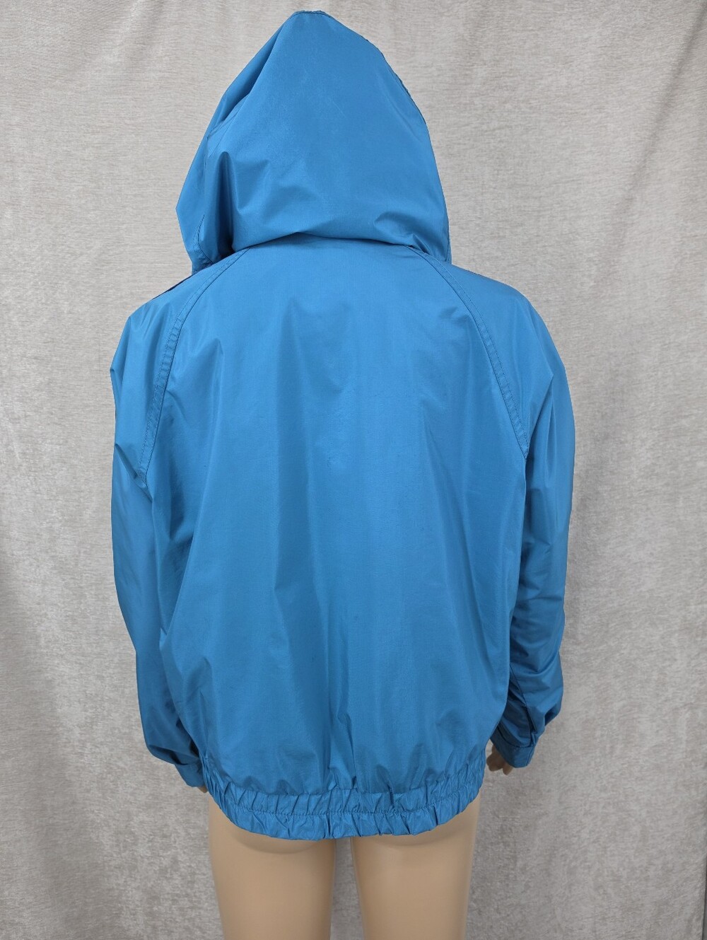 North Face Girls Size 12 Vintage Jacket Coat Gore-Tex Goretex Blue Hooded - Picture 3 of 15